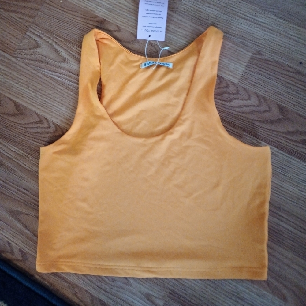 Sanxiswaba swim tank top, women's size large NWOT (Swi003)